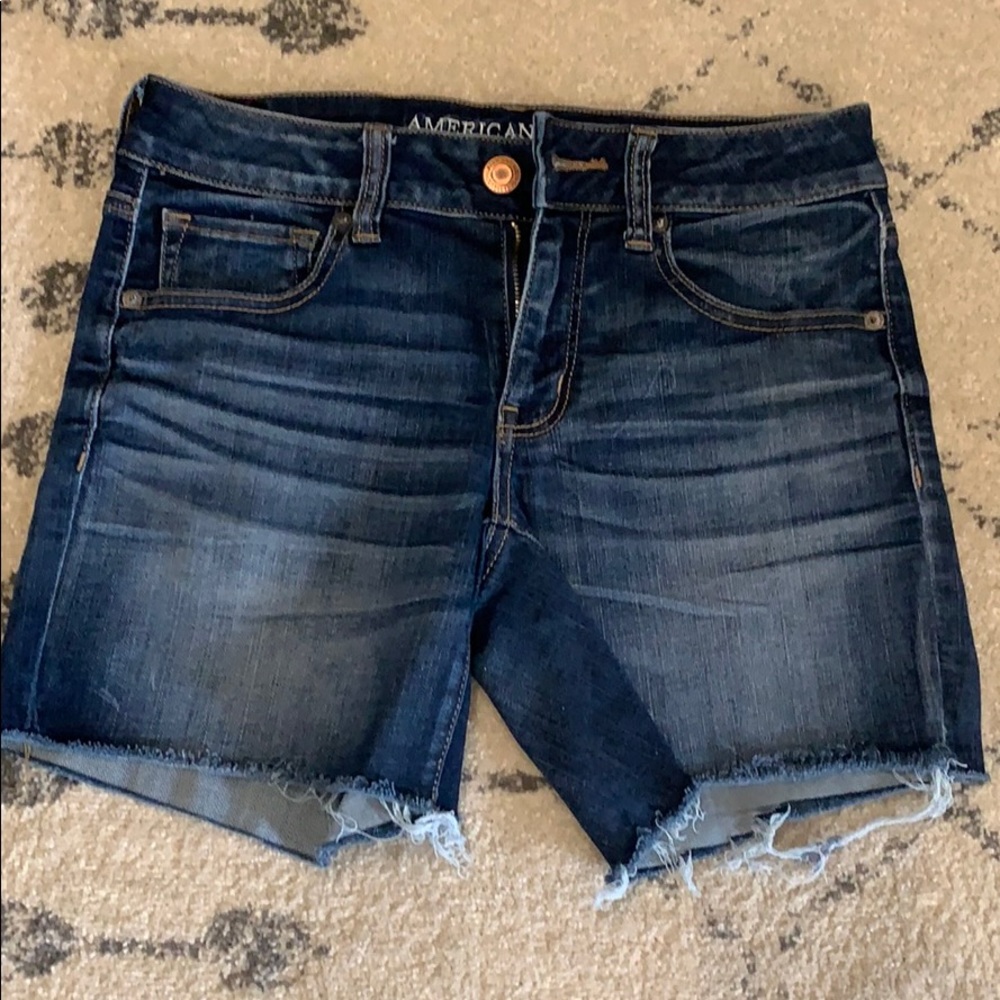 American Eagle MIDI Denim Shorts